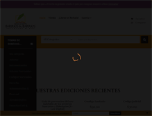 Tablet Screenshot of libreriabarriosybarrios.com